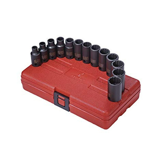 51 PC SUNEX INTERNATIONAL INC 3/8 DR MET IMPACT SOCKET SET 51 PC SUNEX INTERNATIONAL INC 3/8 DR MET IMPACT SOCKET SET